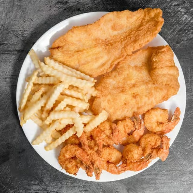 1. Fish & Shrimp Combo.
